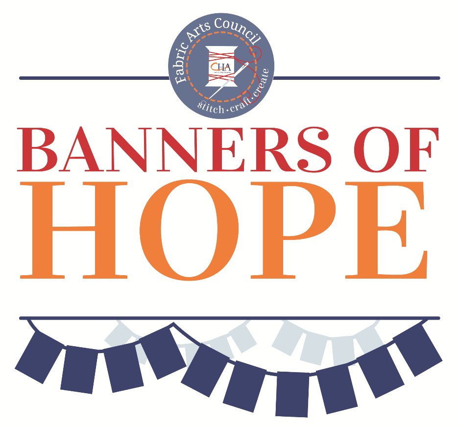 Trademark Logo FABRIC ARTS COUNCIL CHA CRAFT & HOBBY ASSOCIATION STITCH · CRAFT · CREATE BANNERS OF HOPE