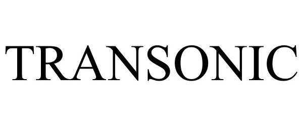 Trademark Logo TRANSONIC