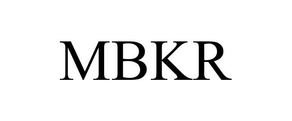 Trademark Logo MBKR