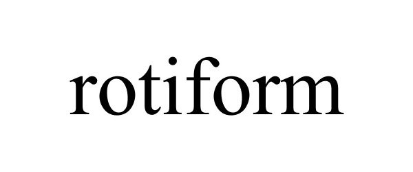 Trademark Logo ROTIFORM