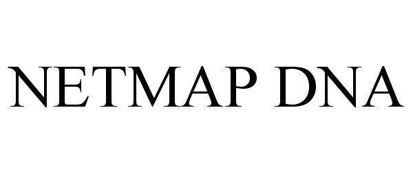 Trademark Logo NETMAP DNA