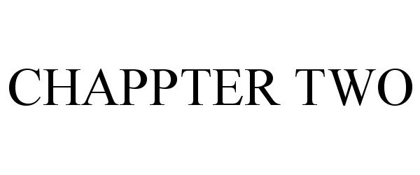  CHAPPTER TWO