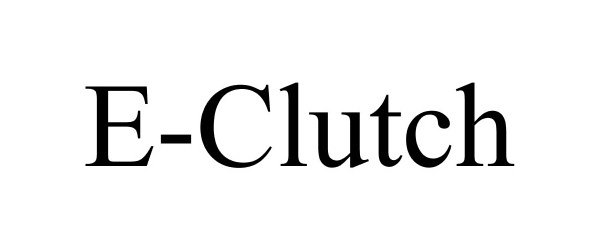 Trademark Logo E-CLUTCH