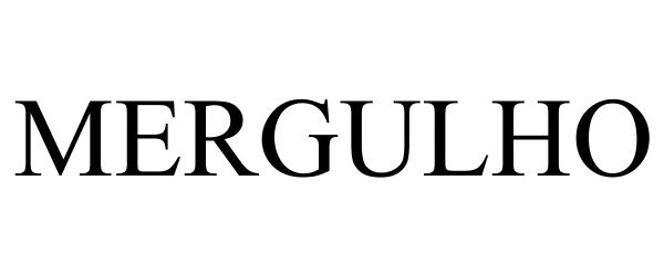 Trademark Logo MERGULHO