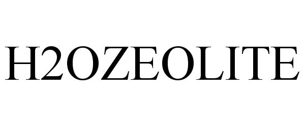 Trademark Logo H2OZEOLITE