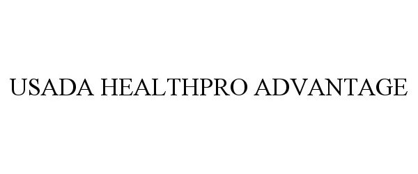  USADA HEALTHPRO ADVANTAGE