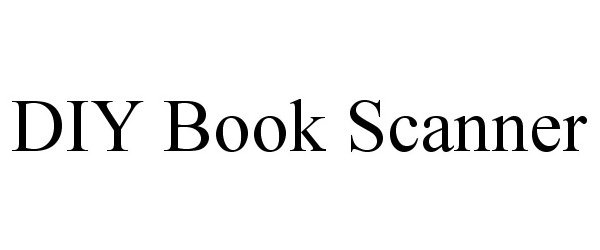  DIY BOOK SCANNER