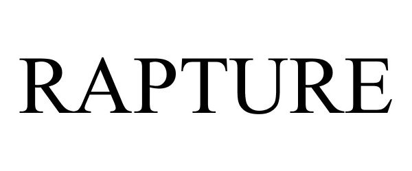 Trademark Logo RAPTURE