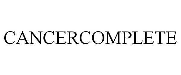 Trademark Logo CANCERCOMPLETE