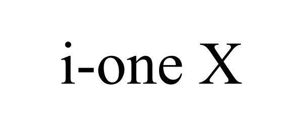  I-ONE X