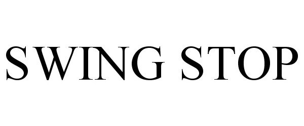 Trademark Logo SWING STOP