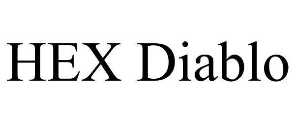 Trademark Logo HEX DIABLO