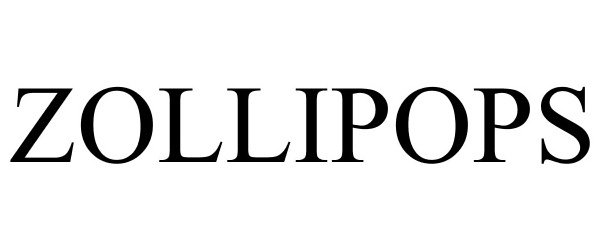 Trademark Logo ZOLLIPOPS