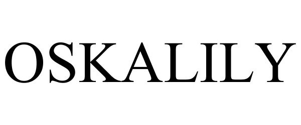 Trademark Logo OSKALILY