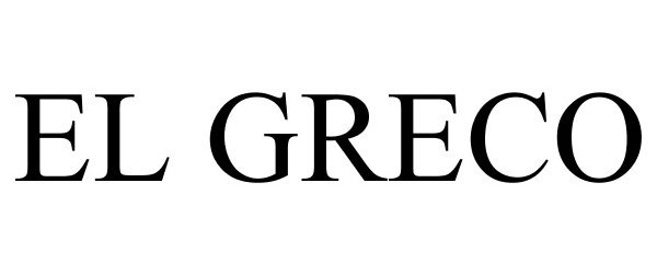 Trademark Logo EL GRECO