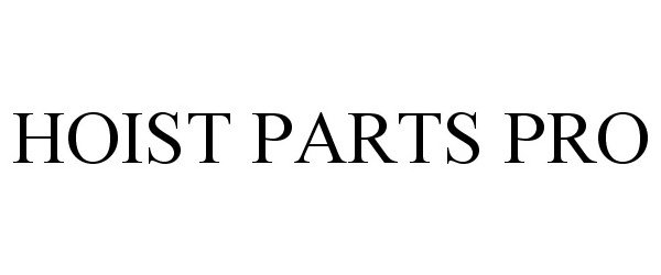 Trademark Logo HOIST PARTS PRO