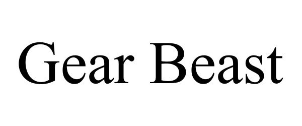 Trademark Logo GEAR BEAST