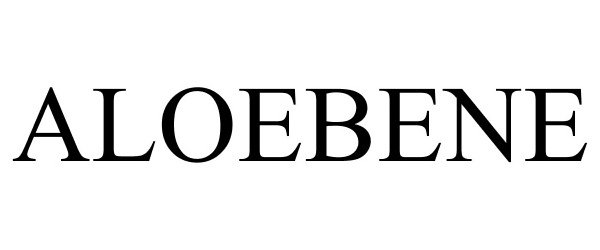 Trademark Logo ALOEBENE