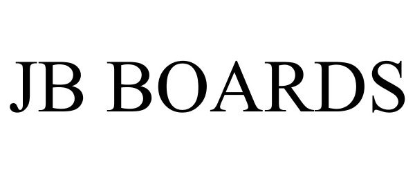 Trademark Logo JB BOARDS