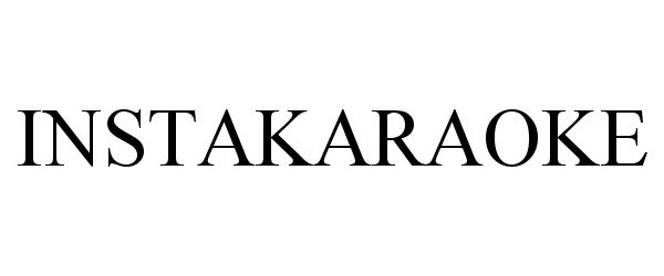 Trademark Logo INSTAKARAOKE