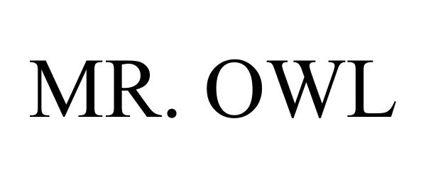 Trademark Logo MR. OWL