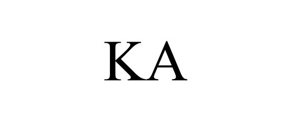 Trademark Logo KA