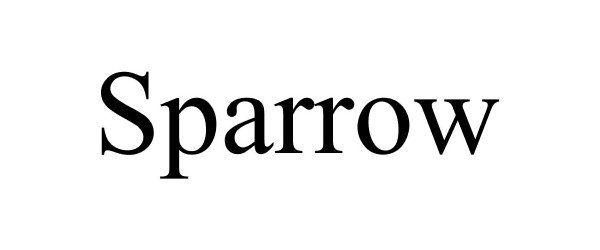 Trademark Logo SPARROW