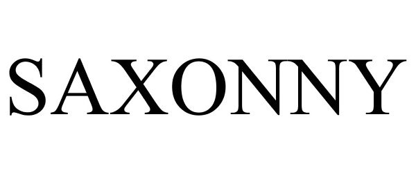 Trademark Logo SAXXONY