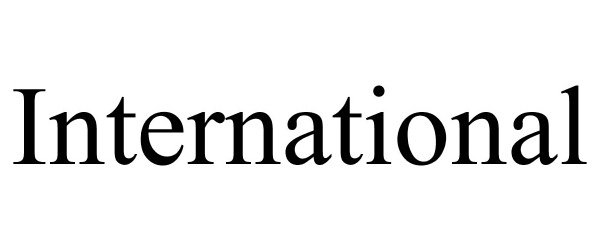 Trademark Logo INTERNATIONAL