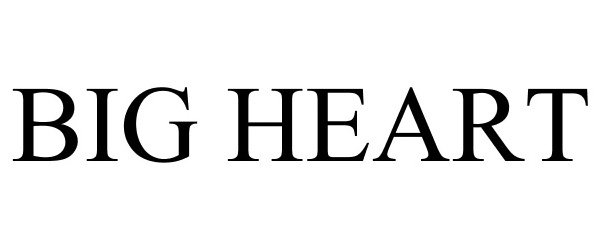 Trademark Logo BIG HEART