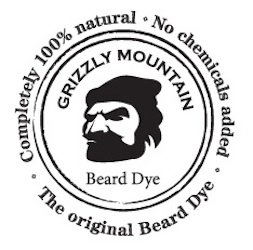  COMPLETELY 100% NATURAL NO CHEMICALS ADDED GRIZZLY MOUNTAIN BEARD DYE THE ORIGINAL BEARD DYE