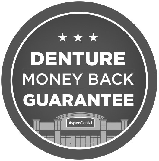 Trademark Logo DENTURE MONEY BACK GUARANTEE ASPENDENTAL