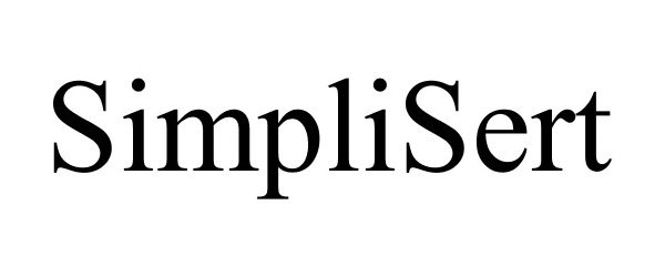 Trademark Logo SIMPLISERT