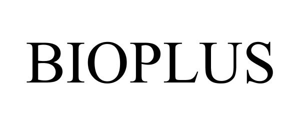 Trademark Logo BIOPLUS