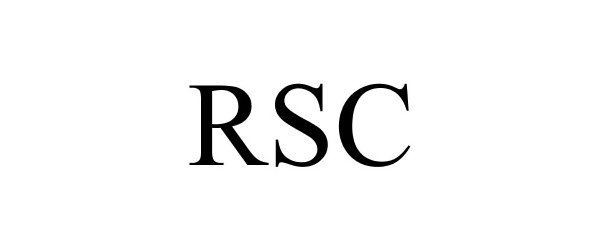 Trademark Logo RSC