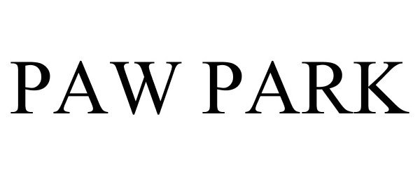Trademark Logo PAW PARK