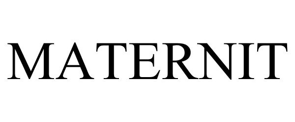 Trademark Logo MATERNIT