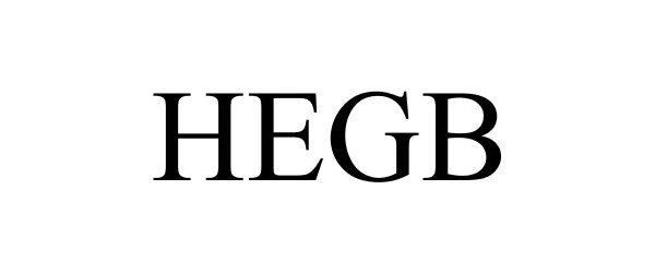 Trademark Logo HEGB