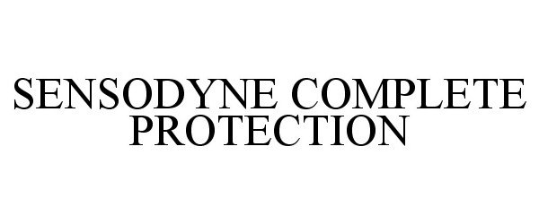Trademark Logo SENSODYNE COMPLETE PROTECTION