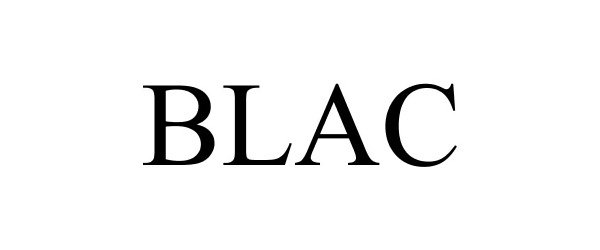 Trademark Logo BLAC