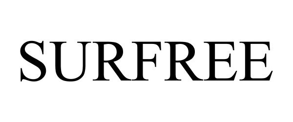 Trademark Logo SURFREE