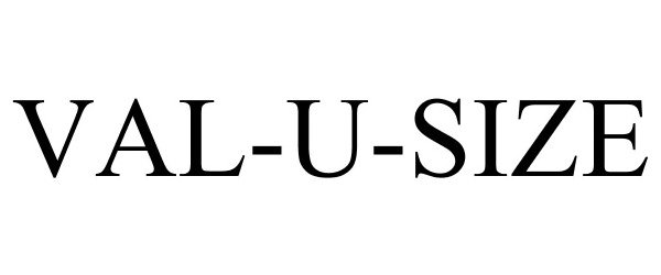 Trademark Logo VAL-U-SIZE