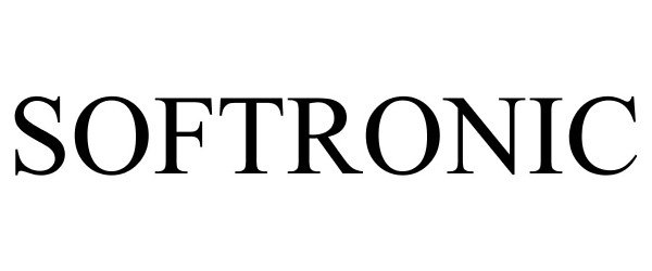 Trademark Logo SOFTRONIC