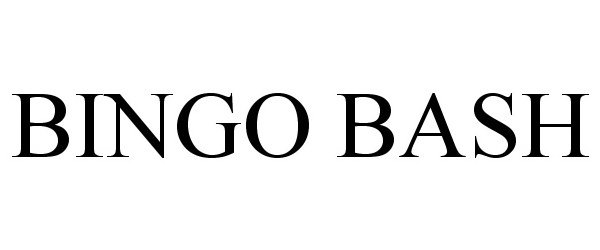 Trademark Logo BINGO BASH