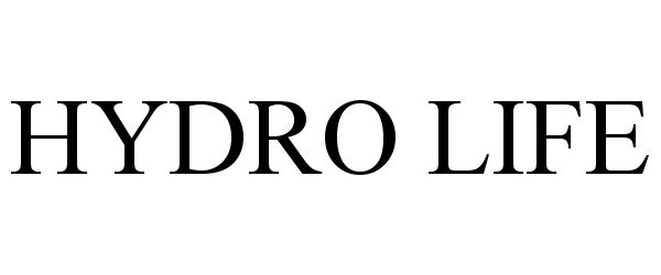 Trademark Logo HYDRO LIFE