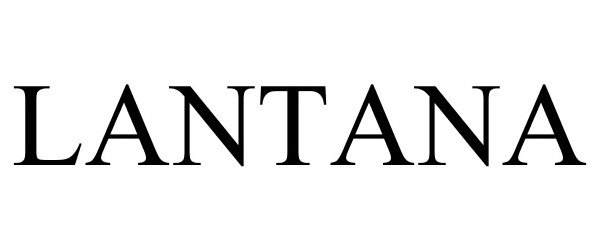 Trademark Logo LANTANA