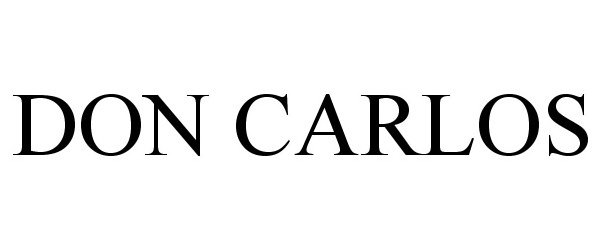 Trademark Logo DON CARLOS