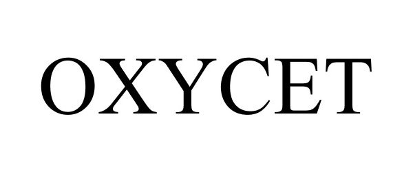 Trademark Logo OXYCET