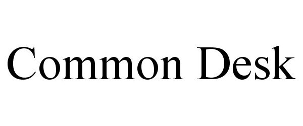 Trademark Logo COMMON DESK