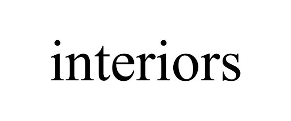 Trademark Logo INTERIORS